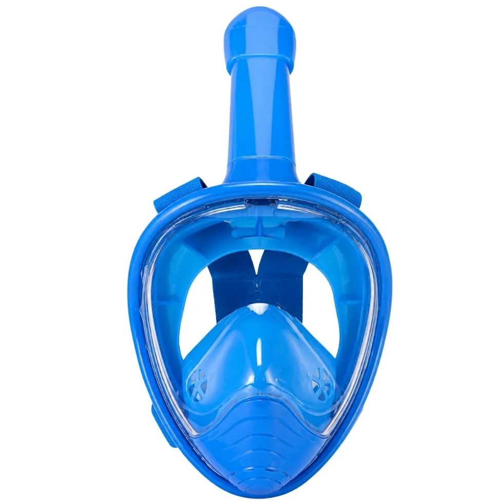 Máscara de Buceo Full Face Niño 6-12 Años Anti-niebla Snorkel Correas ajustables Cómodas Negro o Azul