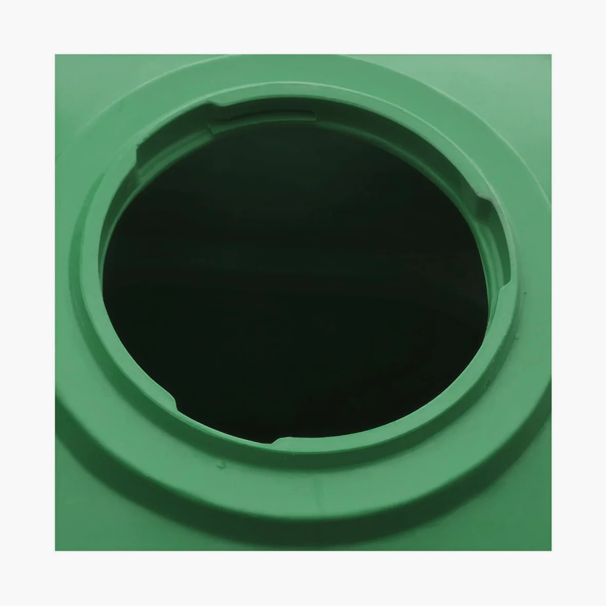 Varile Depósito de agua potable vertical de 1000 l, rectangular, verde, sin bisfenol A, rosca de latón integrada de 3/4", apto para alimentos