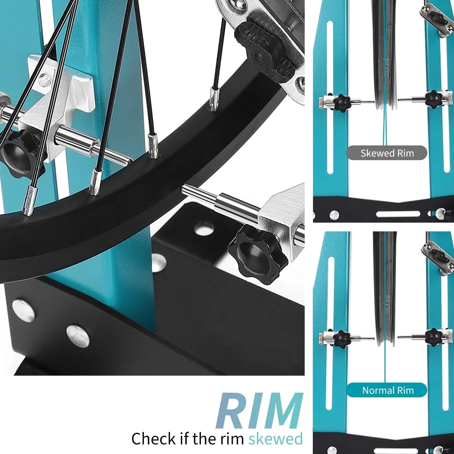 Centrador De Ruedas De Bicicleta, Soporte Para Mantenimiento De Bicicletas, Centrador De Neumáticos De Bicicleta, Centrador Para Mecánicos Domésticos, Para Ruedas De 16 A 27,5 Pulgadas