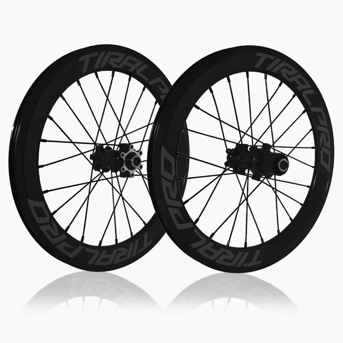 Juego De Ruedas Para Bicicleta Plegable 349/20" 406/451 Llanta Freno Disco | Bicicleta BMX Ruedas De Liberación Rápida Bujes 24H Para Cassette De 8-12 Velocidades(451)