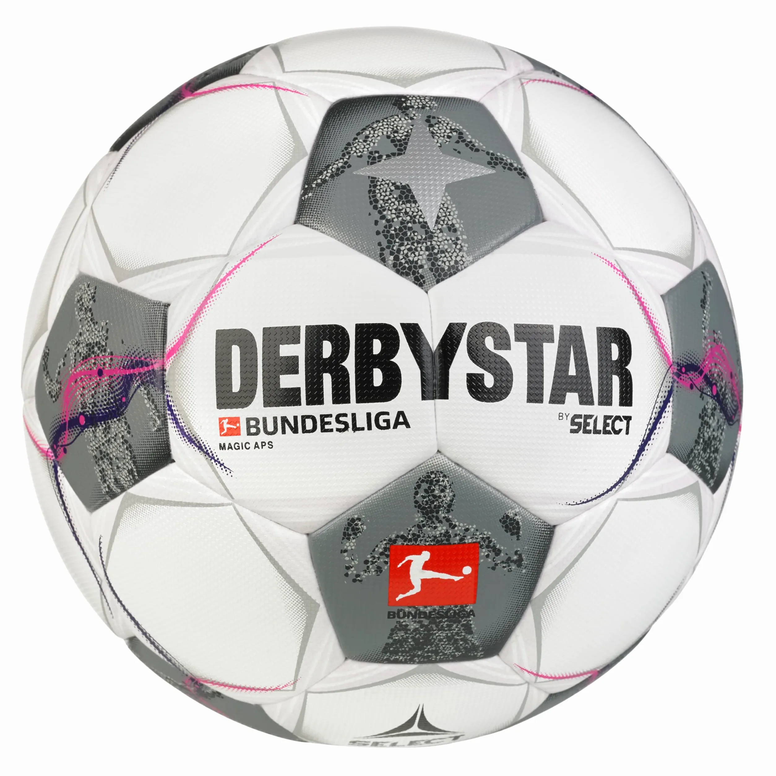Derbystar Bundesliga Magic APS v24, Blanco, Gris y Rosa, 5