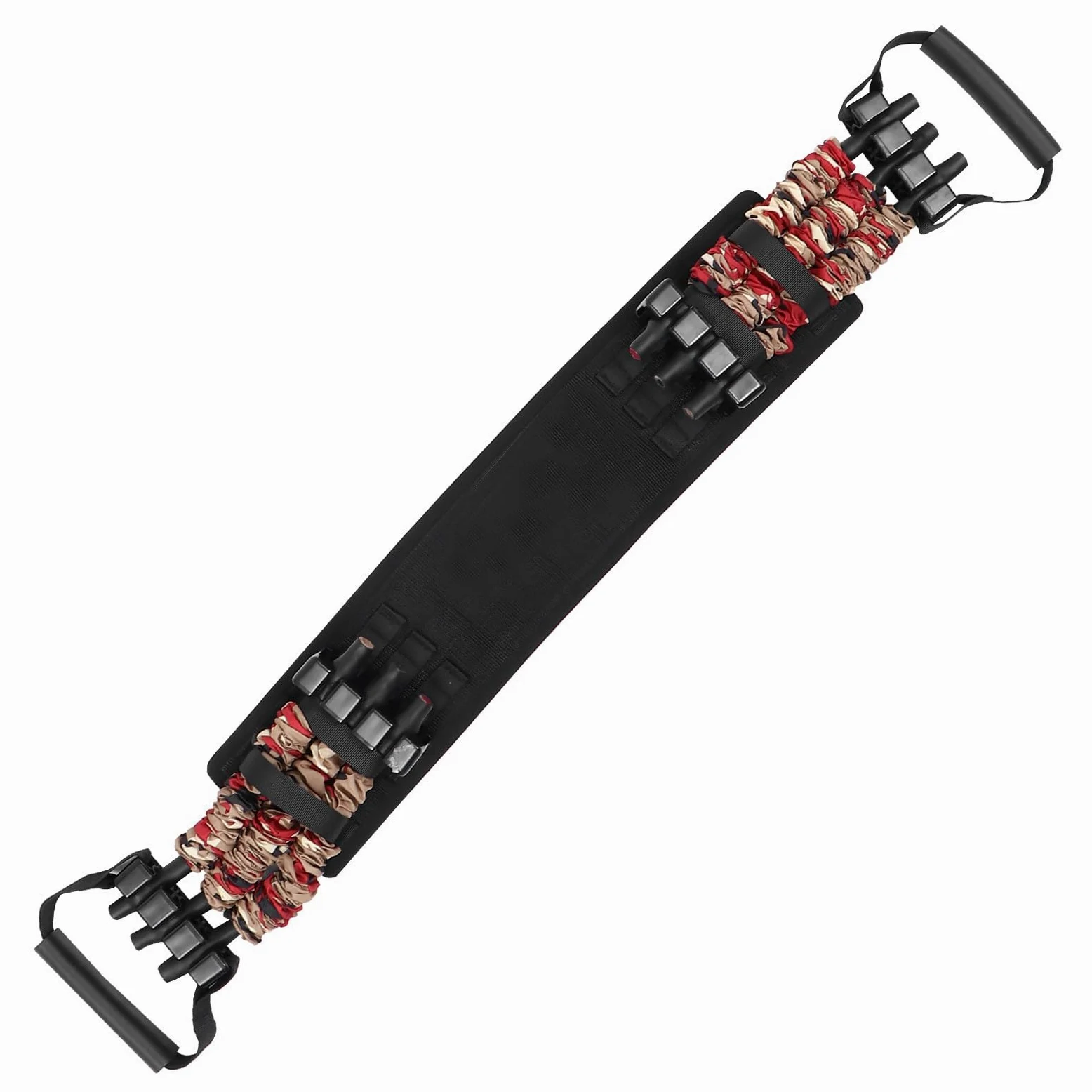 Expansor de Pecho Asas Ergonómicas y Banda Elástica de Nylon Resistente para Entrenamiento de Fuerza y Press de Banca en Casa