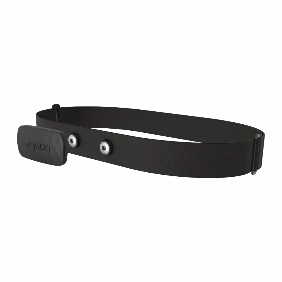 Bryton Banda de Pecho con Monitor de frecuencia cardíaca Inteligente, Compatible con la aplicación de teléfono Inteligente y la computadora de Bicicleta/Ciclismo a través de Bluetooth y Ant+