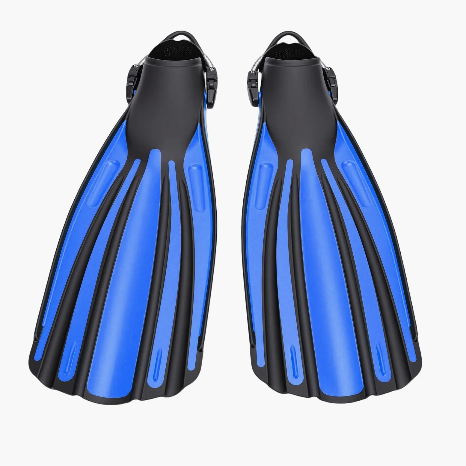 Bewinner Bewinner Aletas de Buceo Profesionales Ajustables para Buceo Profundo y Surf, Aletas de Natación Largas para Entusiastas del (XL)