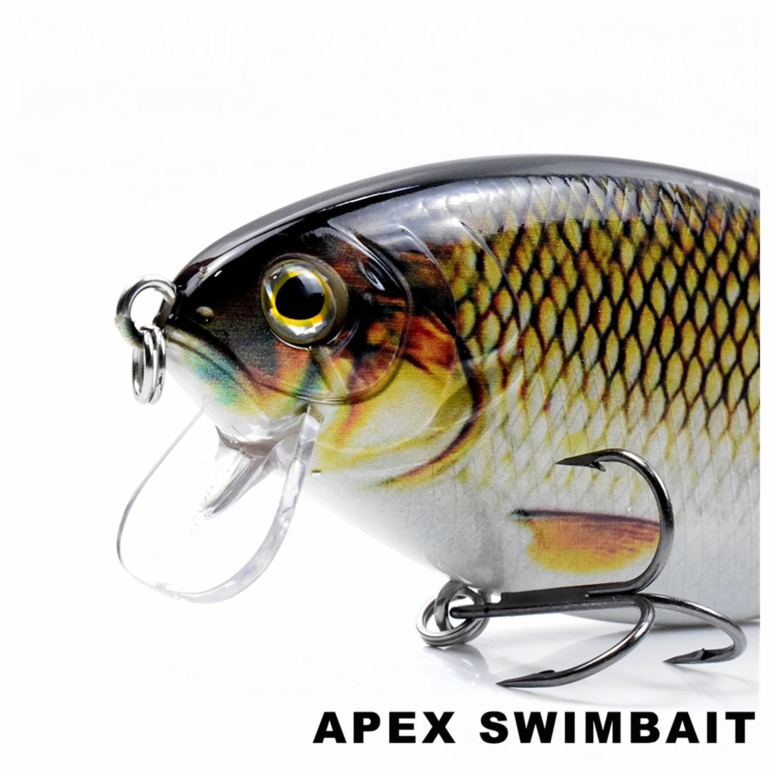 caihuashopping Señuelos de Pesca Señuelos de Pesca Se Mantiene el Cebo Fuerza de Pesca 3 Secciones Soft Tail Flotante Wobble Retó Switebait Pesca Tackle Shad Lure 7in Cebos Artificiales (Color : 5)