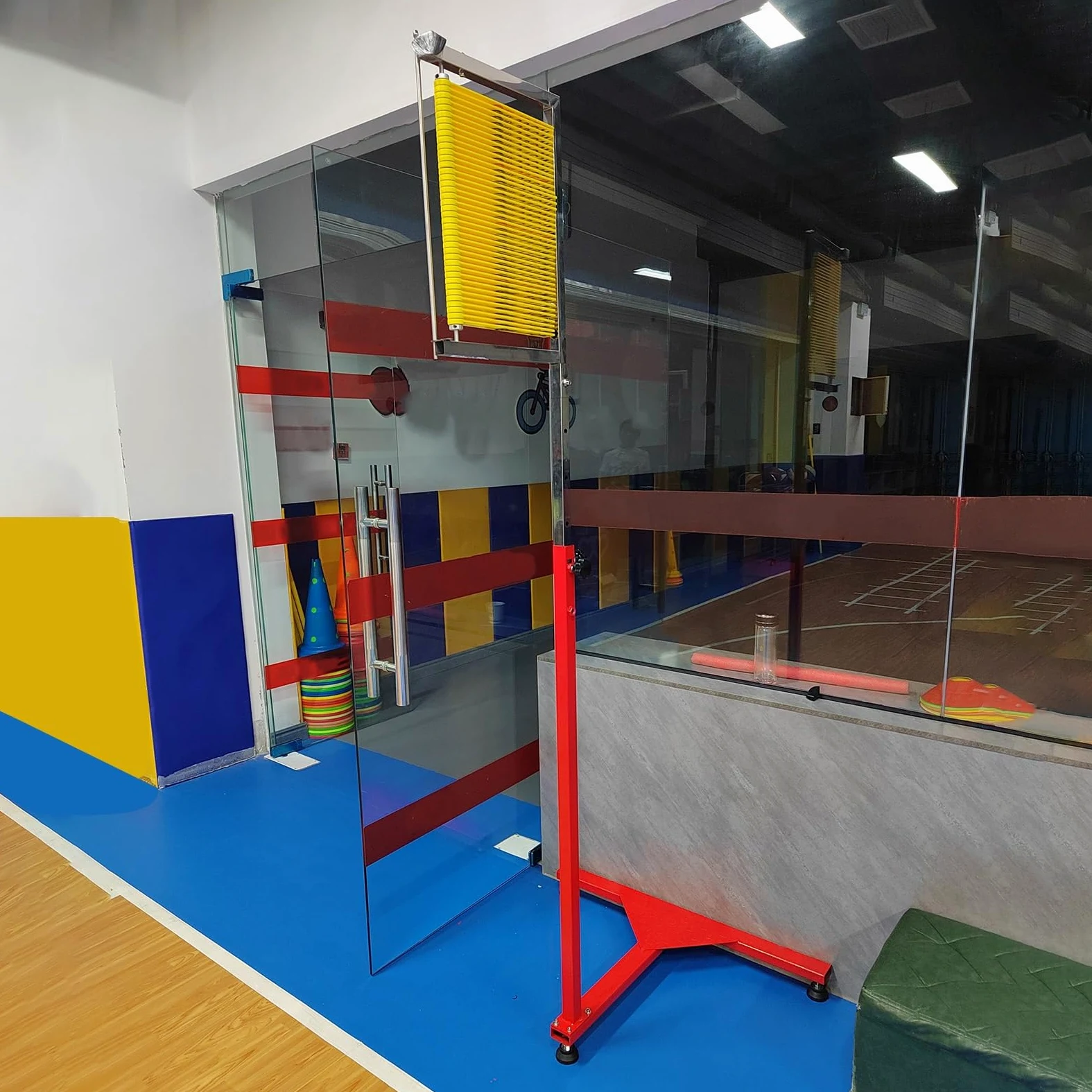 Equipo de entrenamiento de salto vertical, probador de medición de salto de gimnasio interior para mediciones precisas de salto alto