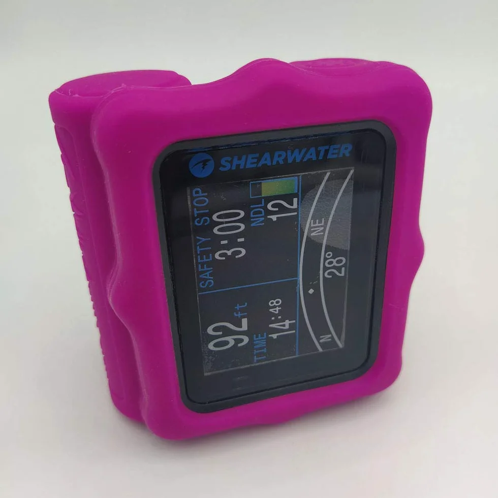 Funda protectora de silicona para ordenador de buceo Perdix (rosa)