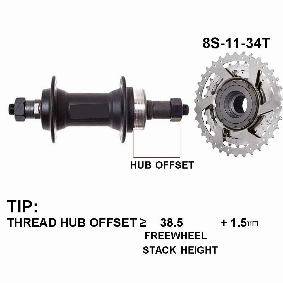 Drift Maniac 8 Speed Freewheel 11-34 11-32 13-28 13-32 Epoch E-Bike Sprocket 8spd
