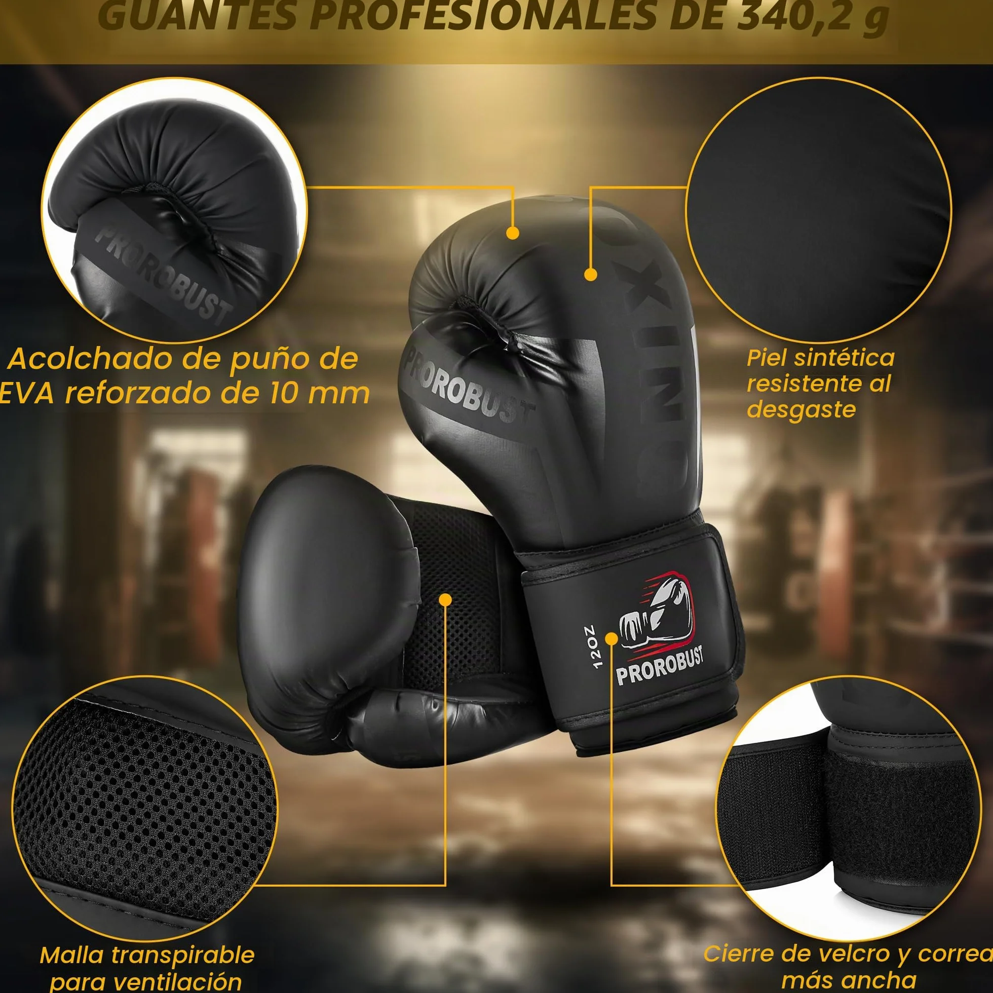 Saco de Boxeo para Adultos, Juego de Saco de Boxeo Pesado Oxford con Guantes de 12 onzas para Artes Marciales Mixtas, Kickboxing, Boxeo, Karate, Gimnasio en casa, Entrenamiento (sin