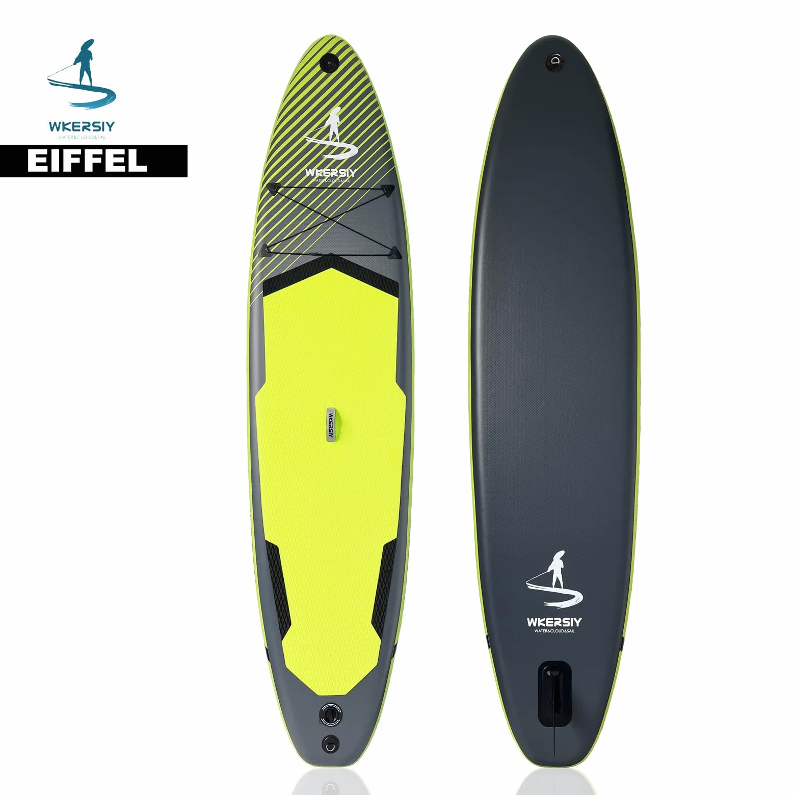 Tabla Sup Inflable 335cm Polivalente, Set Completo con Remo Ajustable, Bomba de Aire, Mochila y Accesorios, Estable Antideslizante para Deportes Acuáticos Principiantes y Profesionales