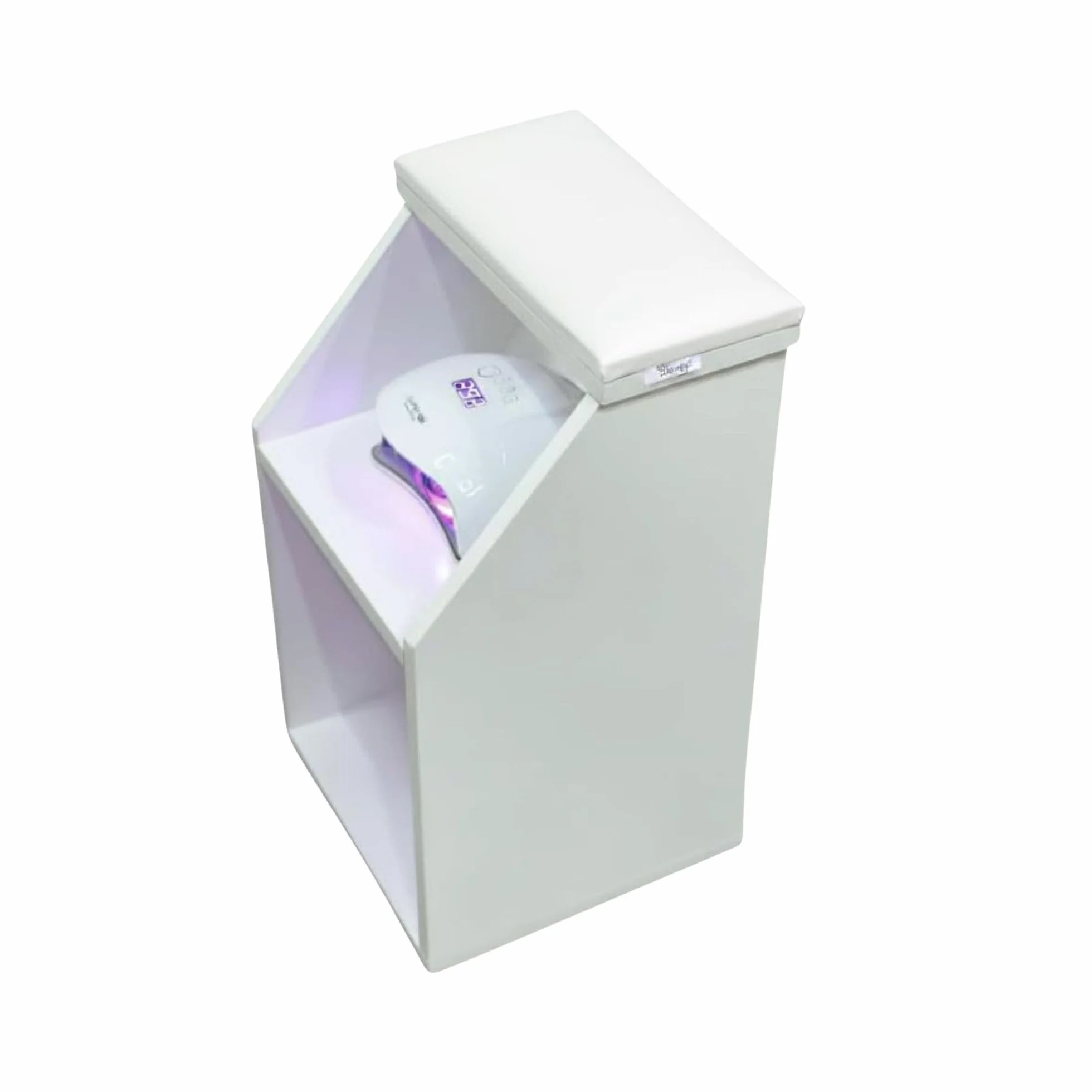 Reposapiés Pedicura Profesional Soporte Ergonómico Antideslizante Fabricado en España Blanco