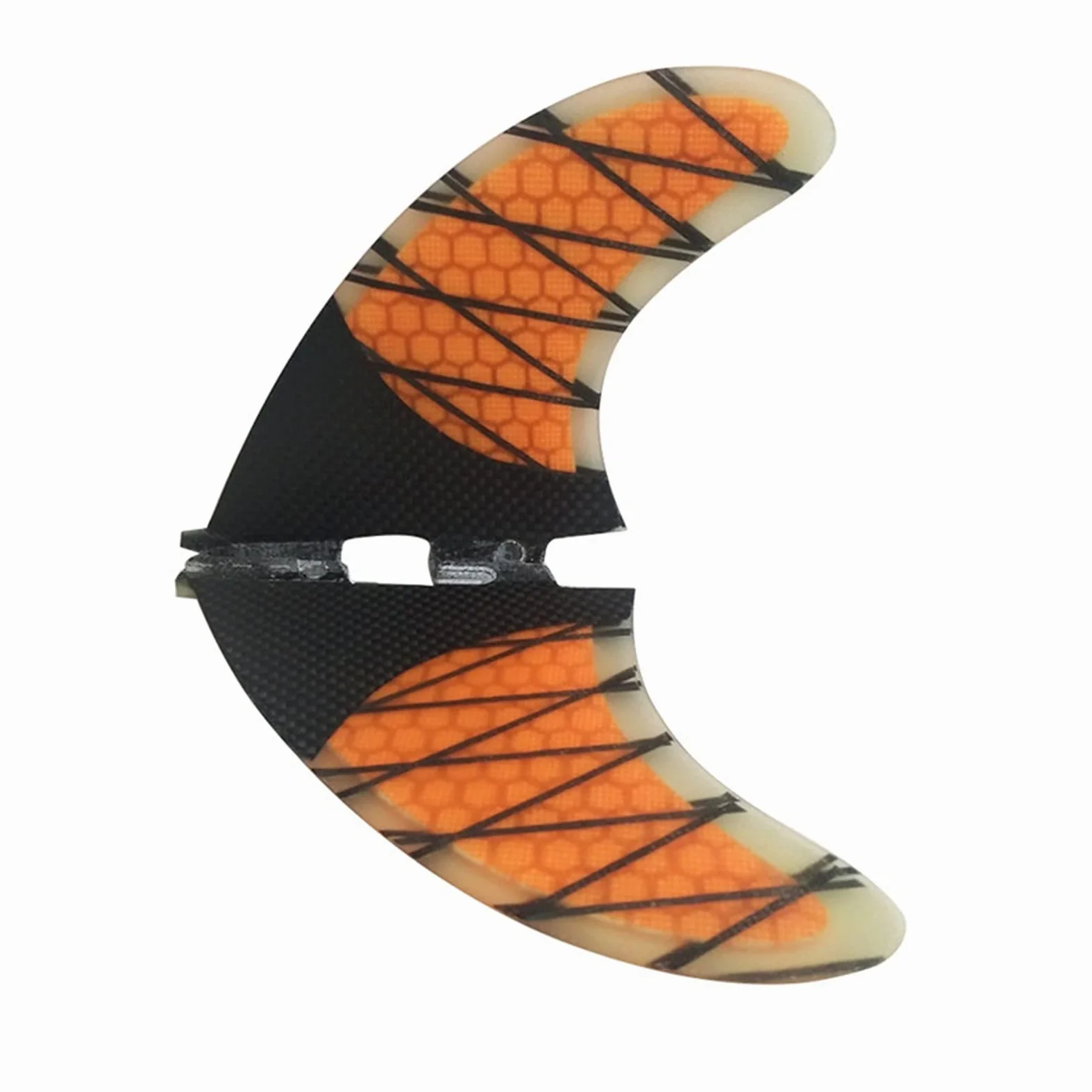 Deportes acuáticos 3 unids Accesorios de tabla de surf Accesorios de fibra de vidrio Finanzas de fibra de carbono Cola de fibra de carbono Tabla de pimiento Tablero de cola de aleta Tres piezas Tablas