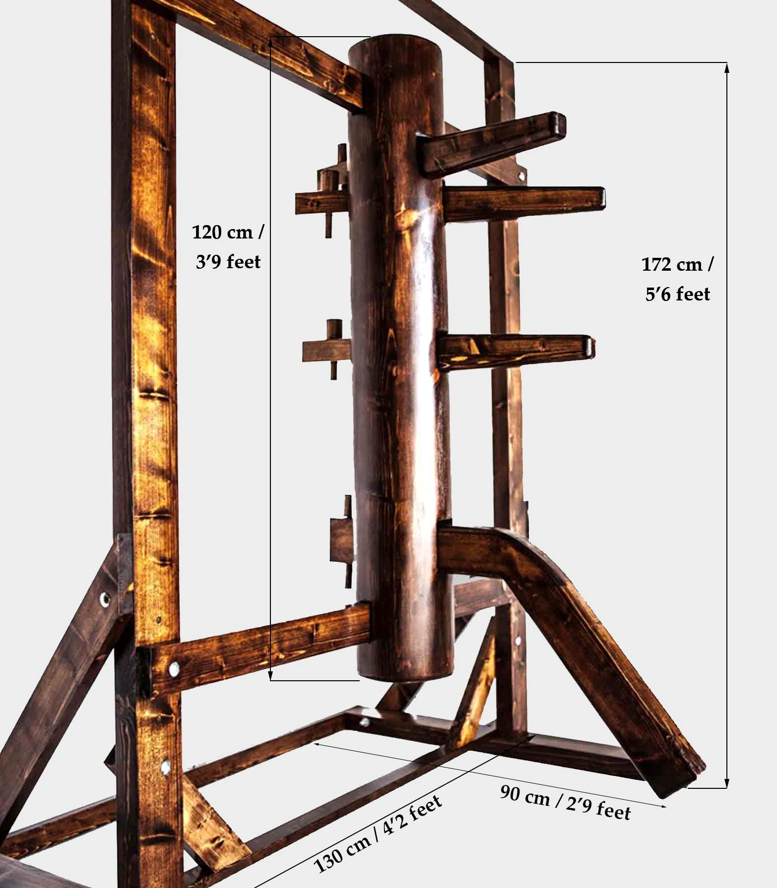 Wing Chun Wooden Dummy with Structure