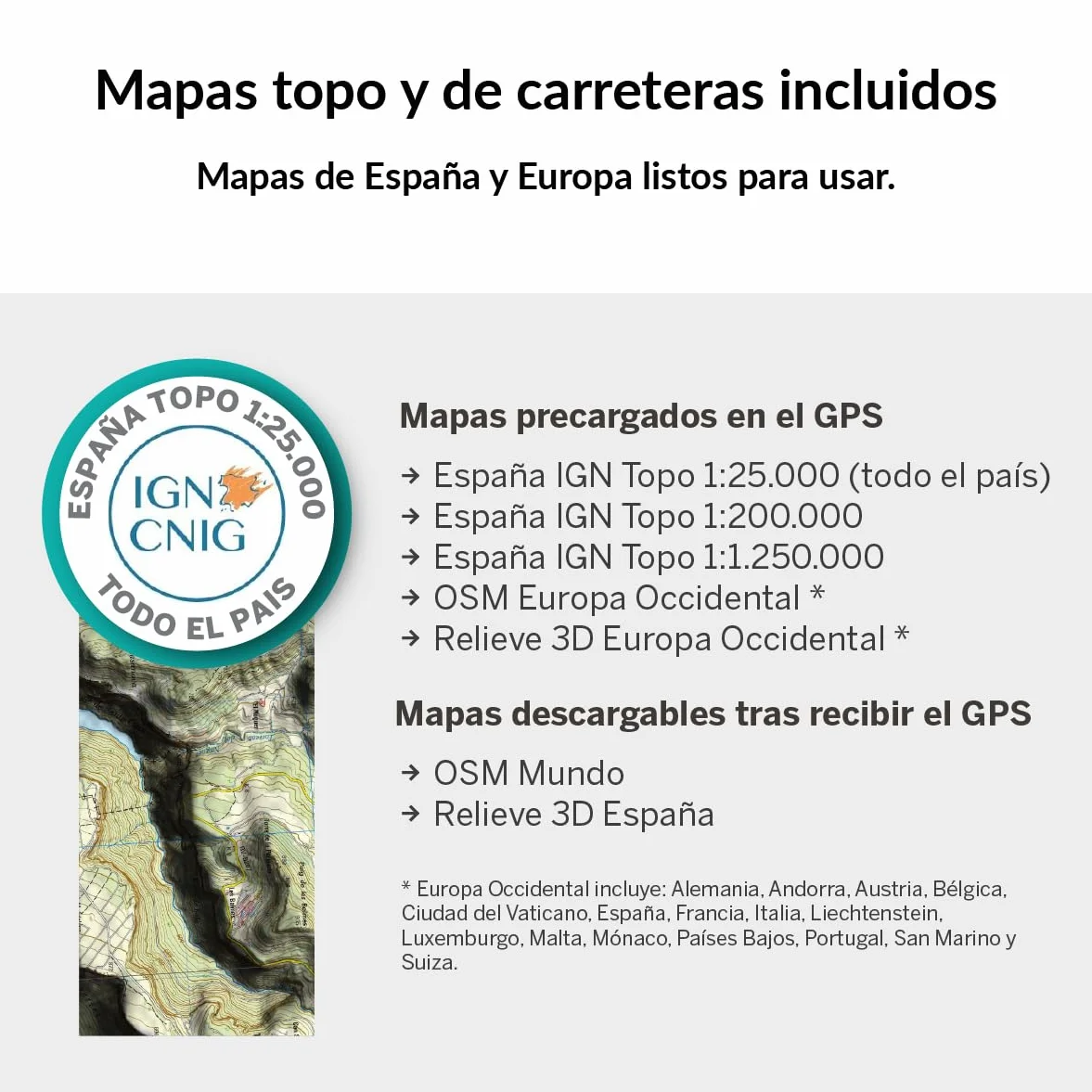 TwoNav Cross Plus (64 GB) + Mapa Completo España IGN Topo 1:25.000 Instalado, GPS con Pantalla 3.2 Pulgadas para MTB, Ciclismo, Trekking o Senderismo