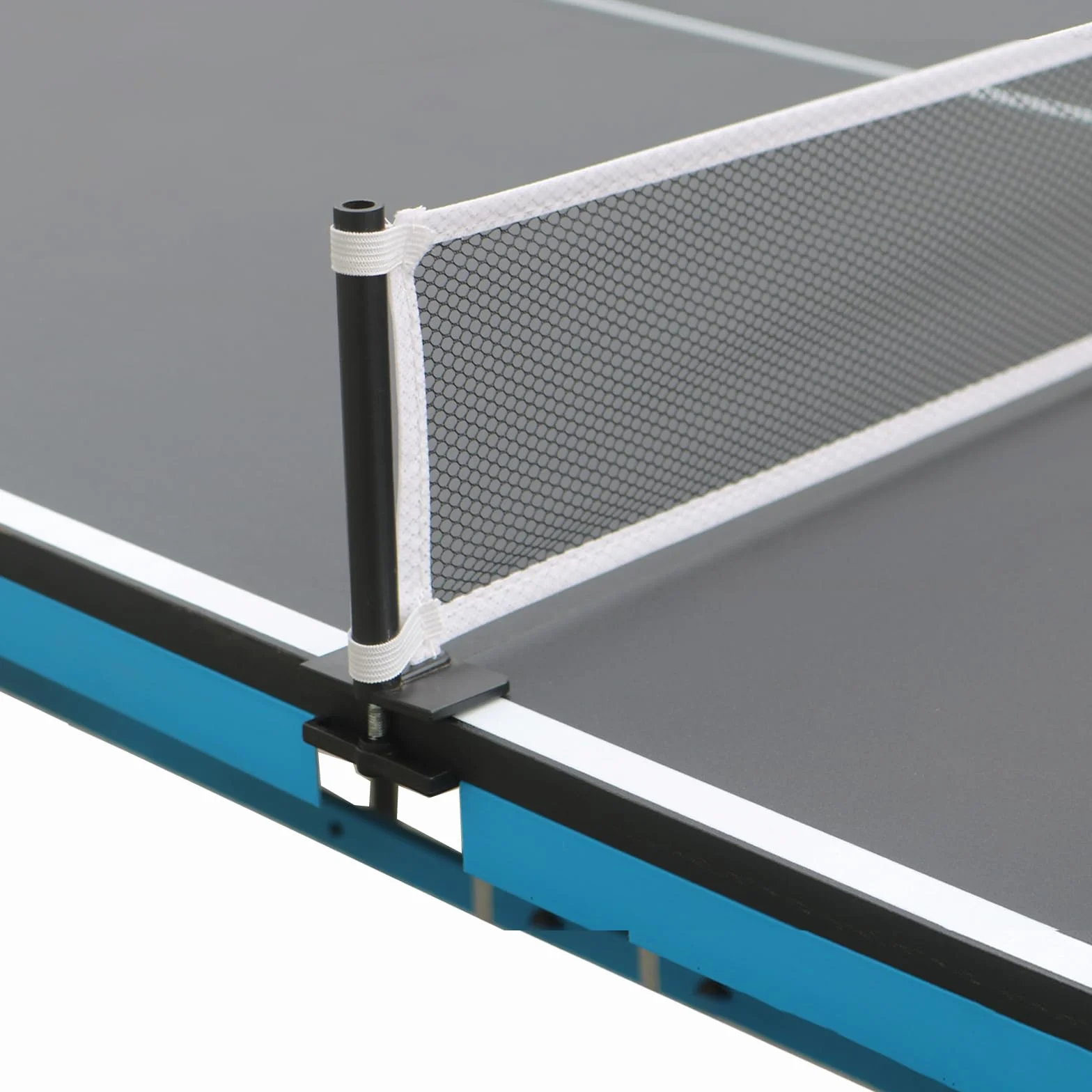 7FT Mesa de ping pong interior junior compacta plegable mesa mesa para exteriores con raqueta de ping pong y red para niños 210 x 117 x 76 cm