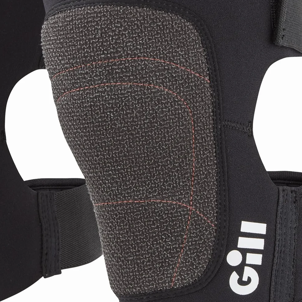 Gill Protectores de neopreno para las rodillas Para unisex adultos Negro Talla única