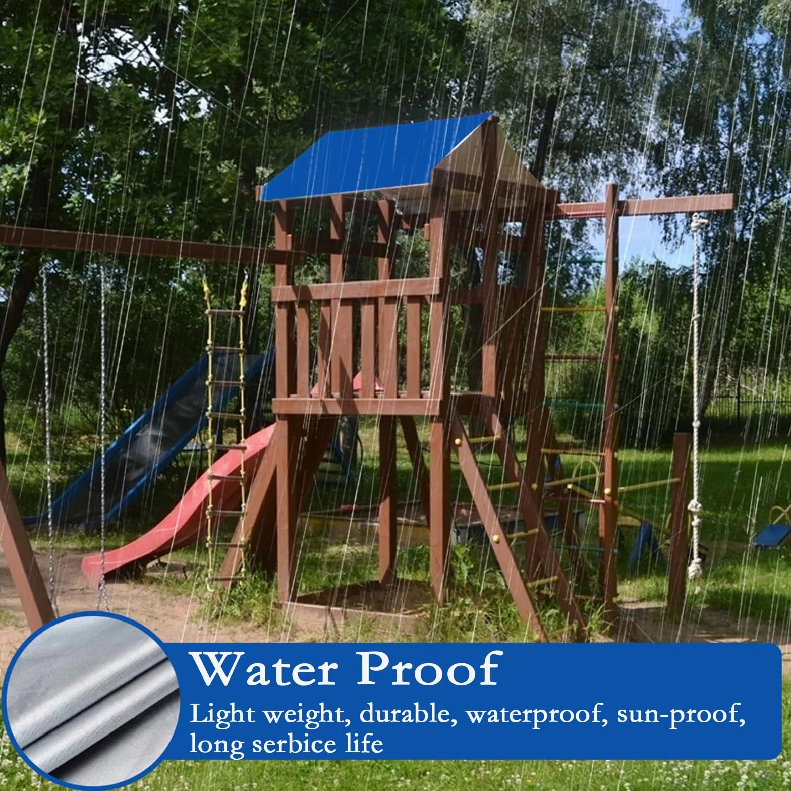Toldo de Repuesto para Parque Infantil, Toldo de Lona de Repuesto para Niños, Toldo para Vela de Sol, Toldo para Techo de Parque Infantil, Jardín Velas de Sombra, para la Mayoría de Las Ocasiones