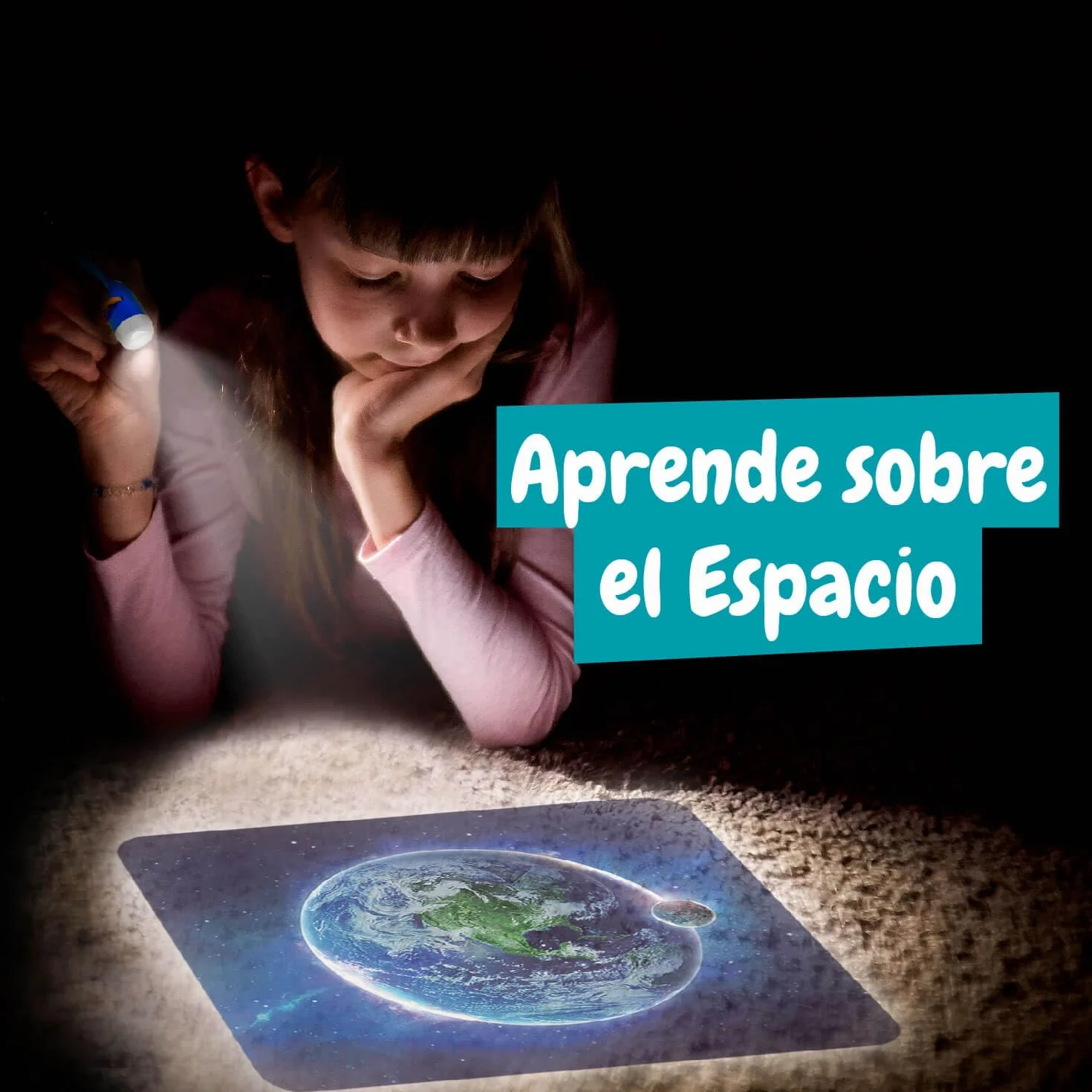 Science4you Proyector Espacial Infantil - Linterna Planetas Sistema Solar, Proyector Planetario, Juguetes Espacio, Regalo 4+