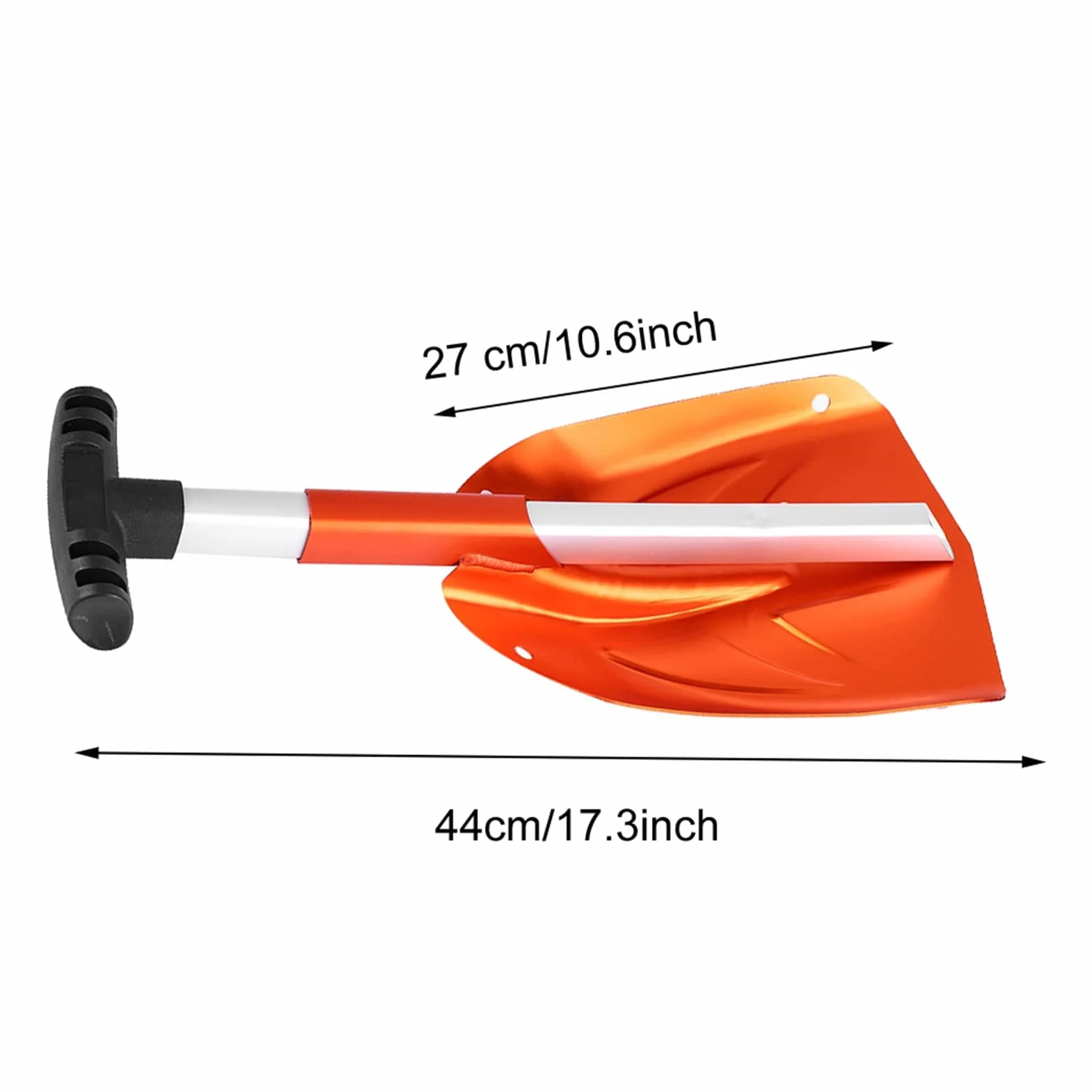 Pala para Nieve de Aleación de Aluminio Ligera, Raspador de Hielo, Removedor Universal