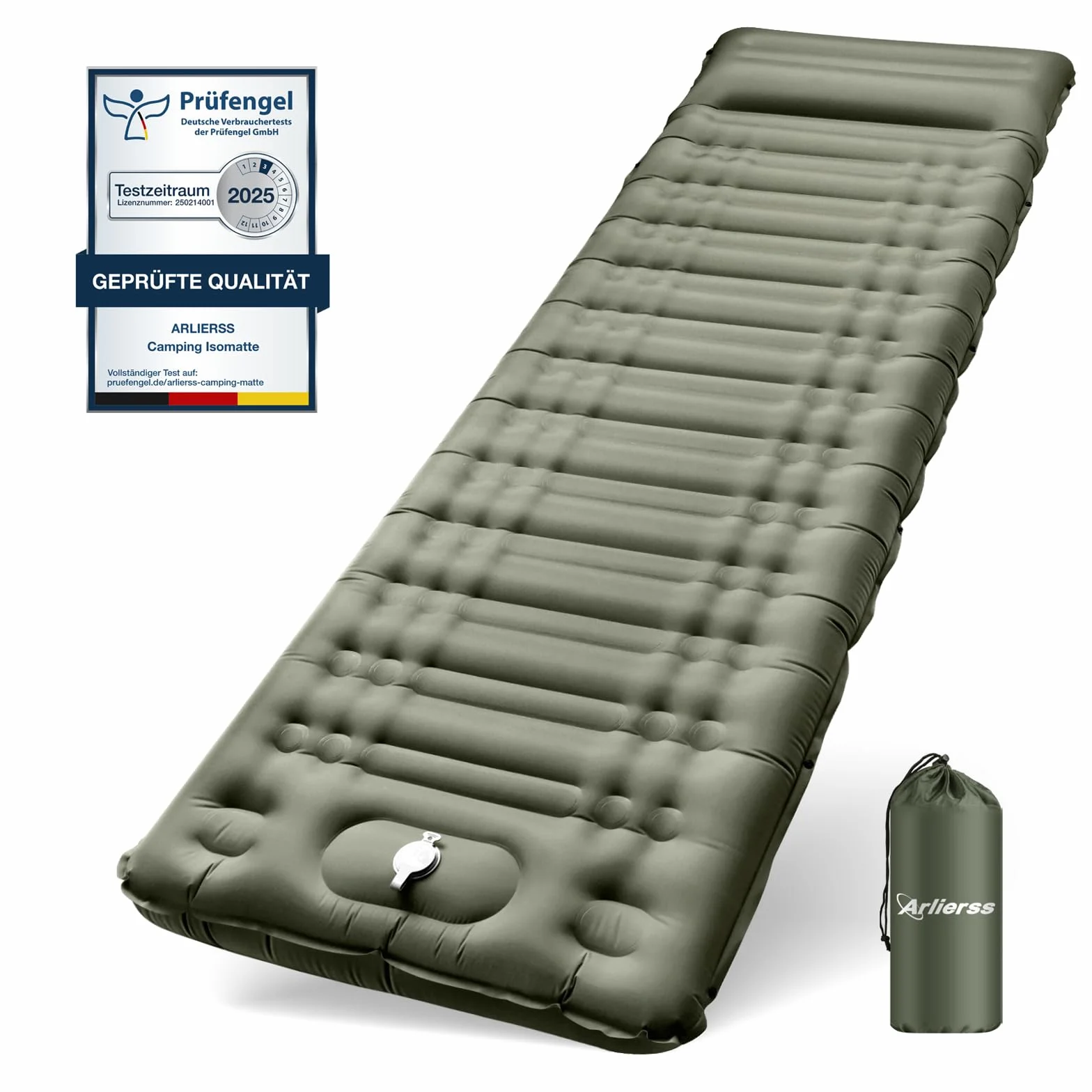 Esterilla Camping Autoinflable,12cm de Espesor Colchon Hinchable Camping con Bomba De Pie,Colchón Autoinflable para Acampada para Playa,Senderismo,Tienda de Campaña