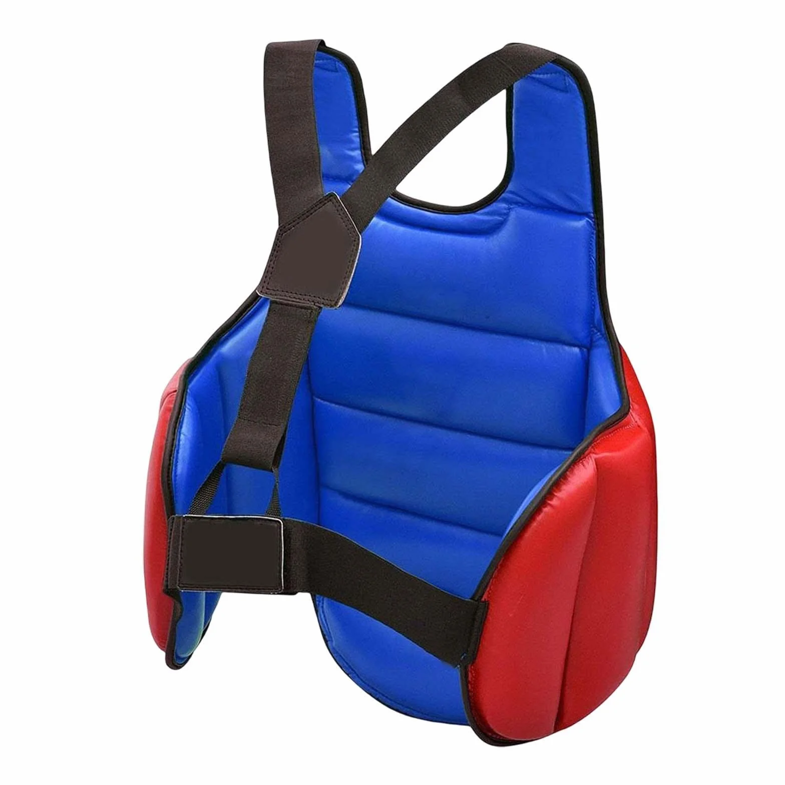 F Fityle Chaleco Protector de Taekwondo, Escudo de Costilla Ajustable, Protector de Pecho de Karate