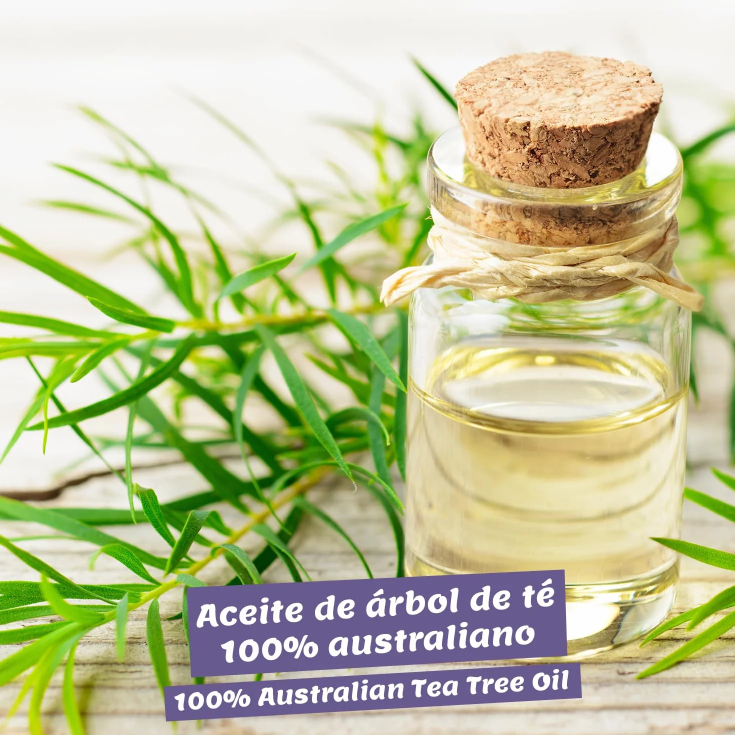 Aceite de Árbol de Té 10ml 100% Natural Puro Aceite Esencial Individual