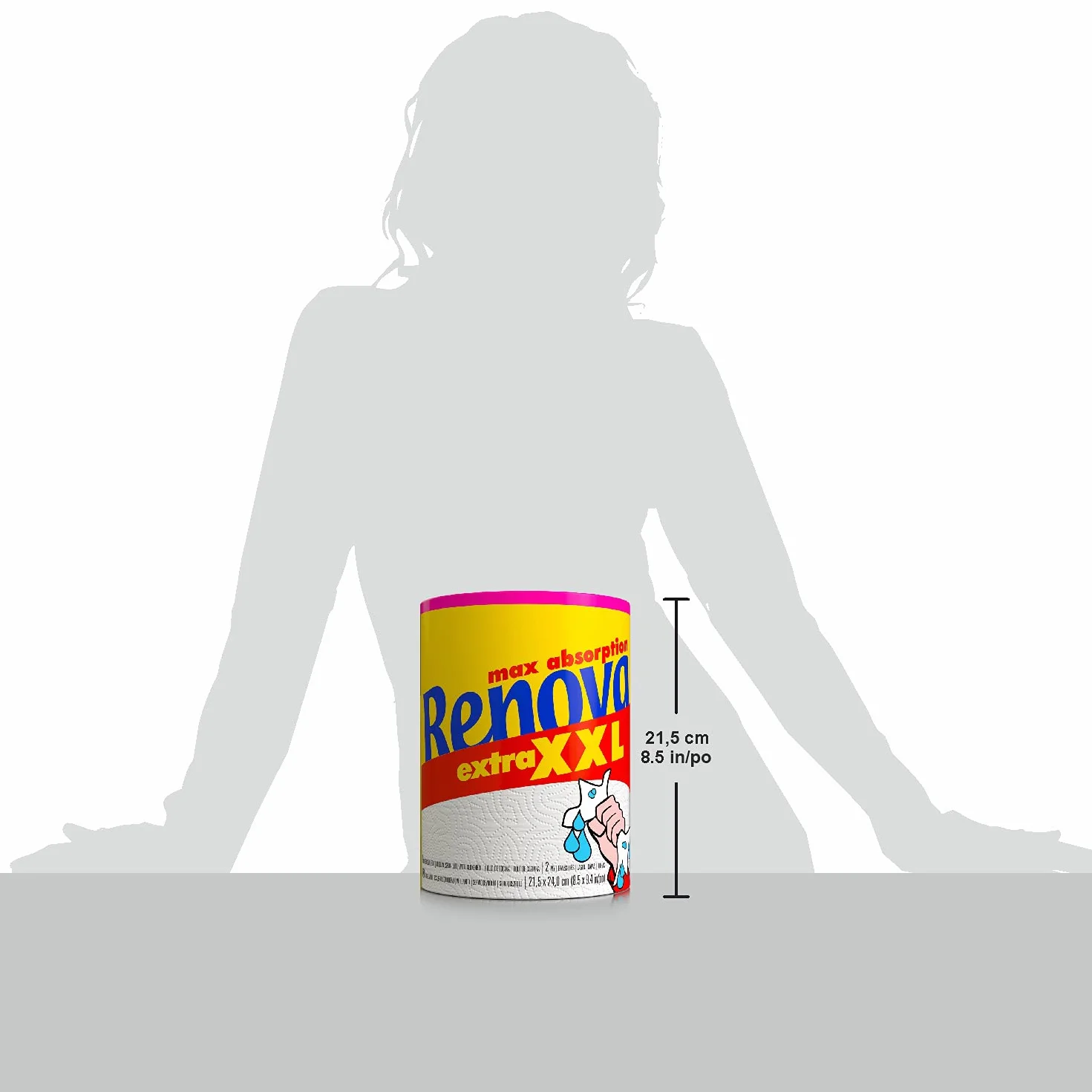 Renova Rollos de cocina XXL Triple Blanco 1 Rollo