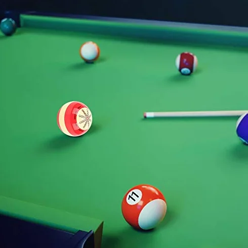 Bola de Billar de Entrenamiento Práctica Accesorio Asistencia Portátil Reemplazo para Pool Americano Eight