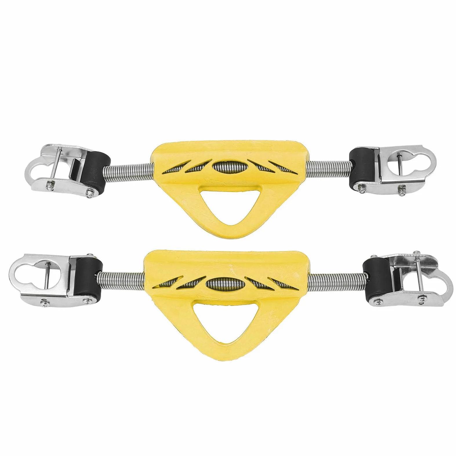 RiToEasysports Conjunto de Correa de Resorte, Correa de Talón con Resorte de Doble Uso de Acero Inoxidable, Correas de Aleta con Resorte con Hebillas para Aleta de Chorro para OMS