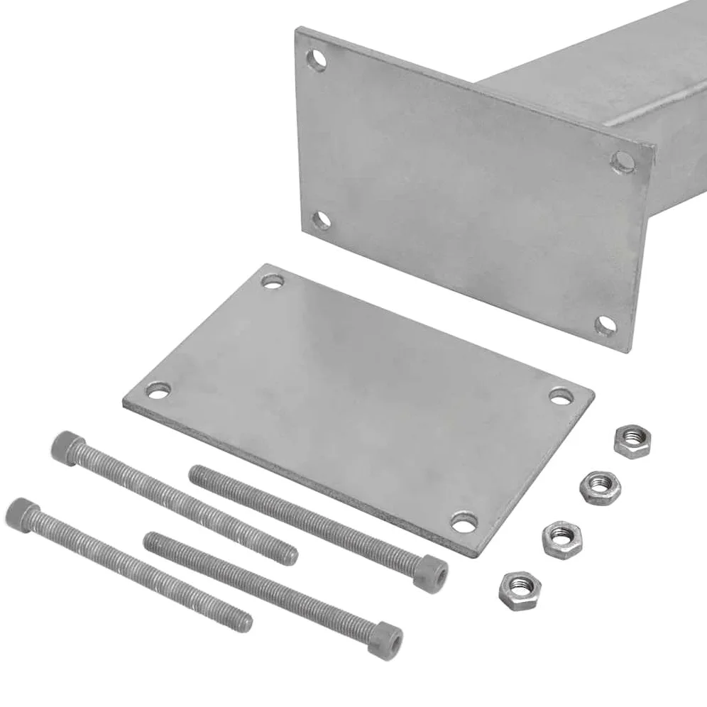 Mangloder - Soporte de cabrestante ajustable de acero galvanizado con soporte de proa, alto y fácil montaje, apto para yate, canoa, kayak, bote inflable, scooter de agua