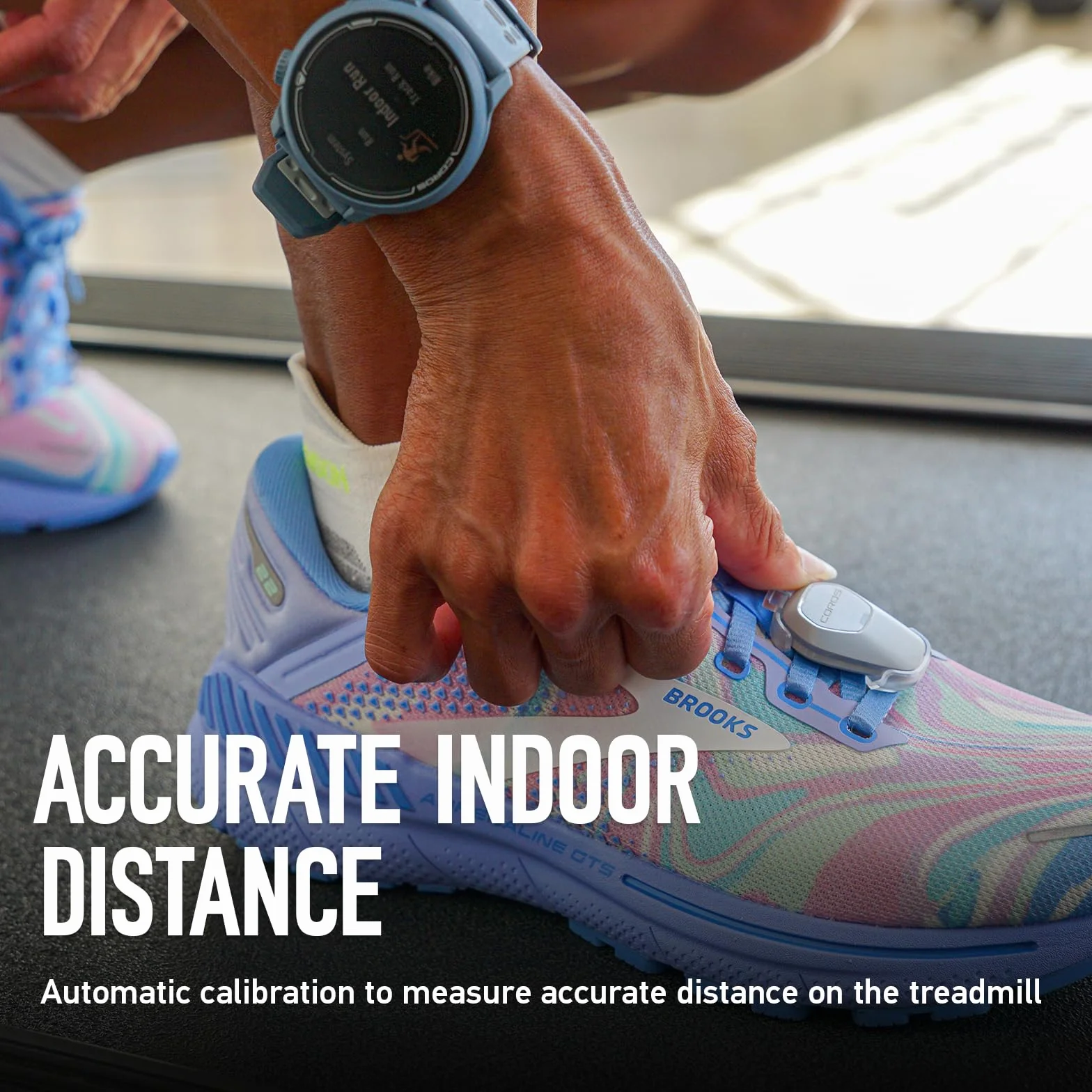 COROS POD 2, Accesorio de sensor de reloj, Medición precisa de la distancia, Ritmo en tiempo real más sensible, Mejora GPS datos, engancha en los zapatos o en la cintura, sólo funciona con COROS Reloj