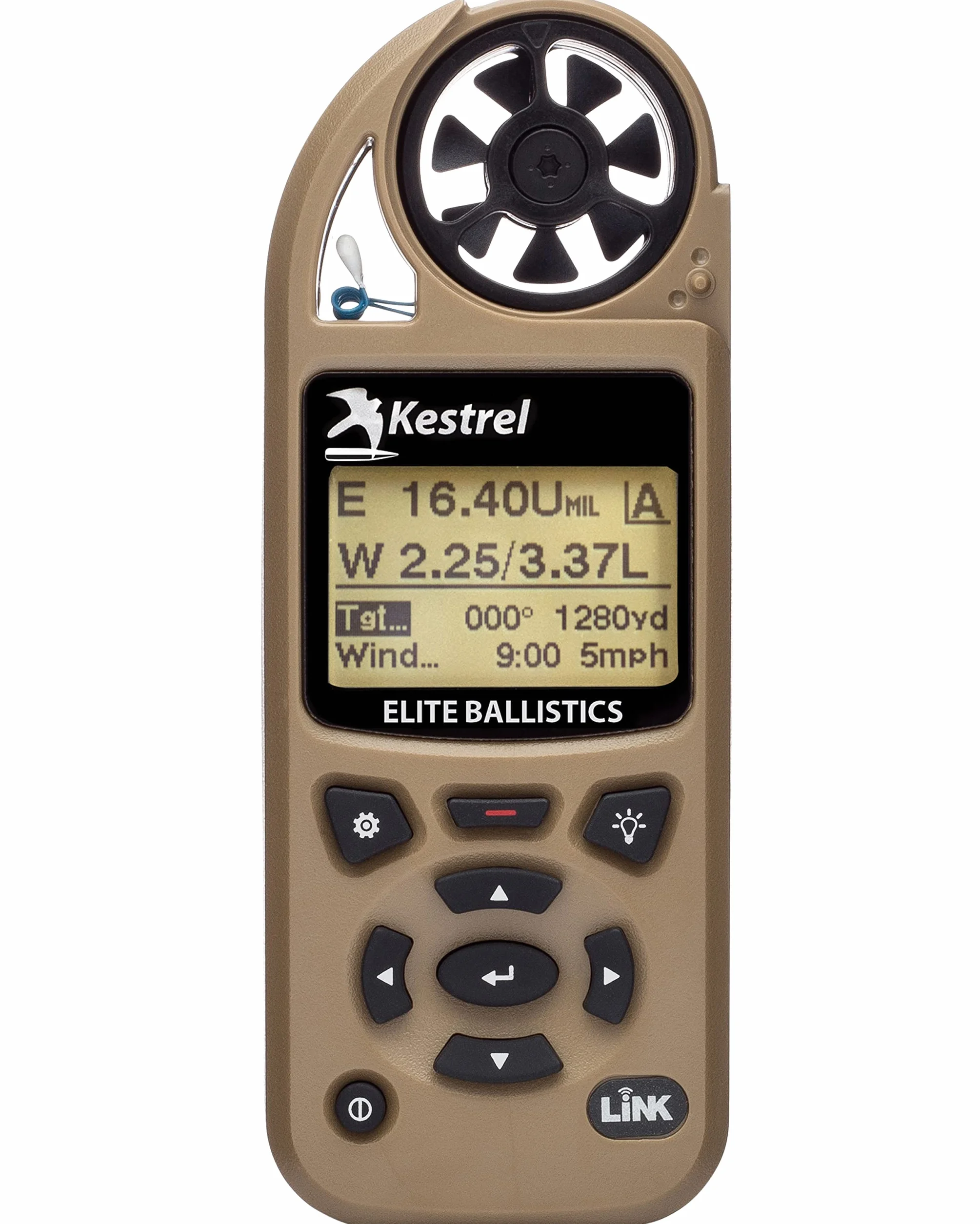 Kestrel Elite Weather Medidor con Aplique balística y Bluetooth Enlace