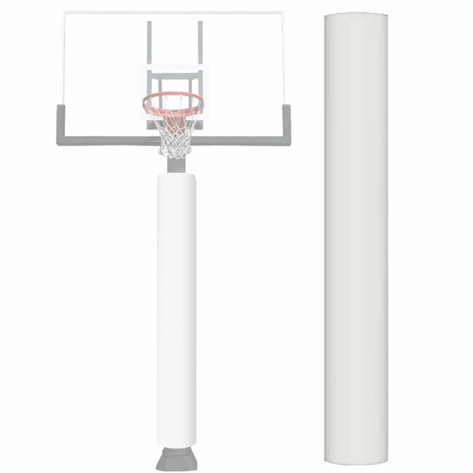 Acolchado para aro de baloncesto al aire libre para seguridad y protección, amortiguación para canchas y postes, equipo deportivo esencial para jugadores y entrenadores
