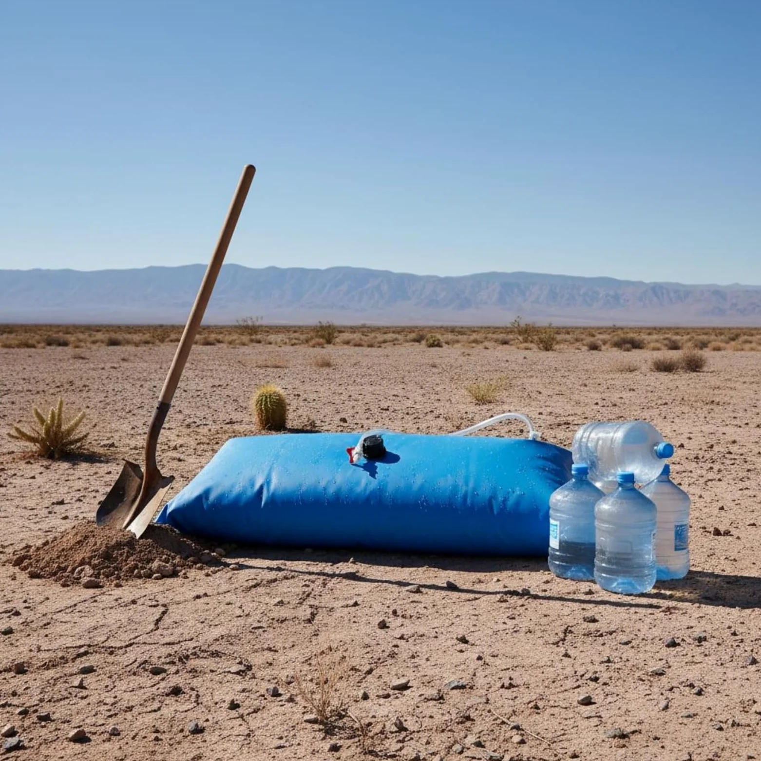 Bolsa de Agua de PVC Impermeable Depósito Agua Plegable Resistente para Campo