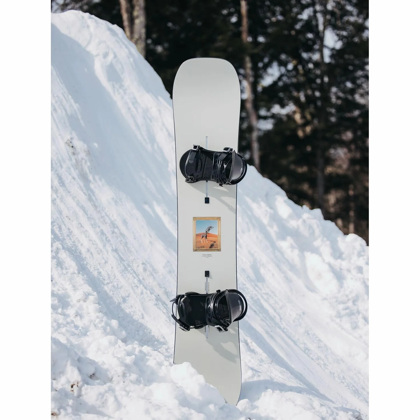 Burton Good Company - Tabla de Snowboard para Hombre, Color Beige
