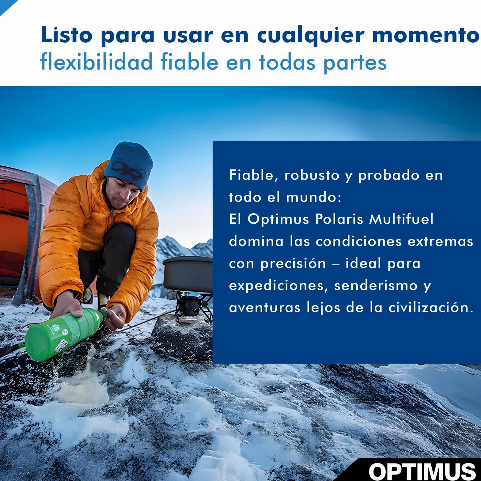 OPTIMUS Polaris Hornillo, Unisex Adulto