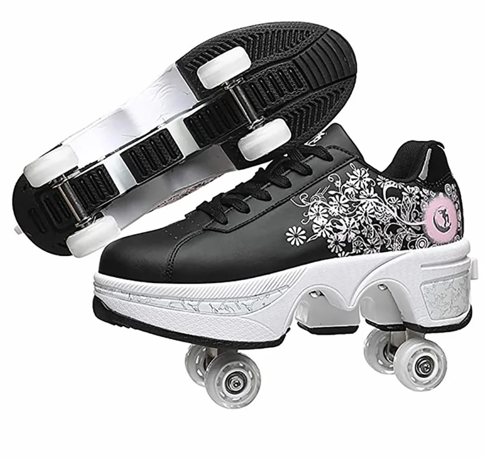 Zapatos con Ruedas para Niños - Patines de Skate, Zapatillas Deportivas