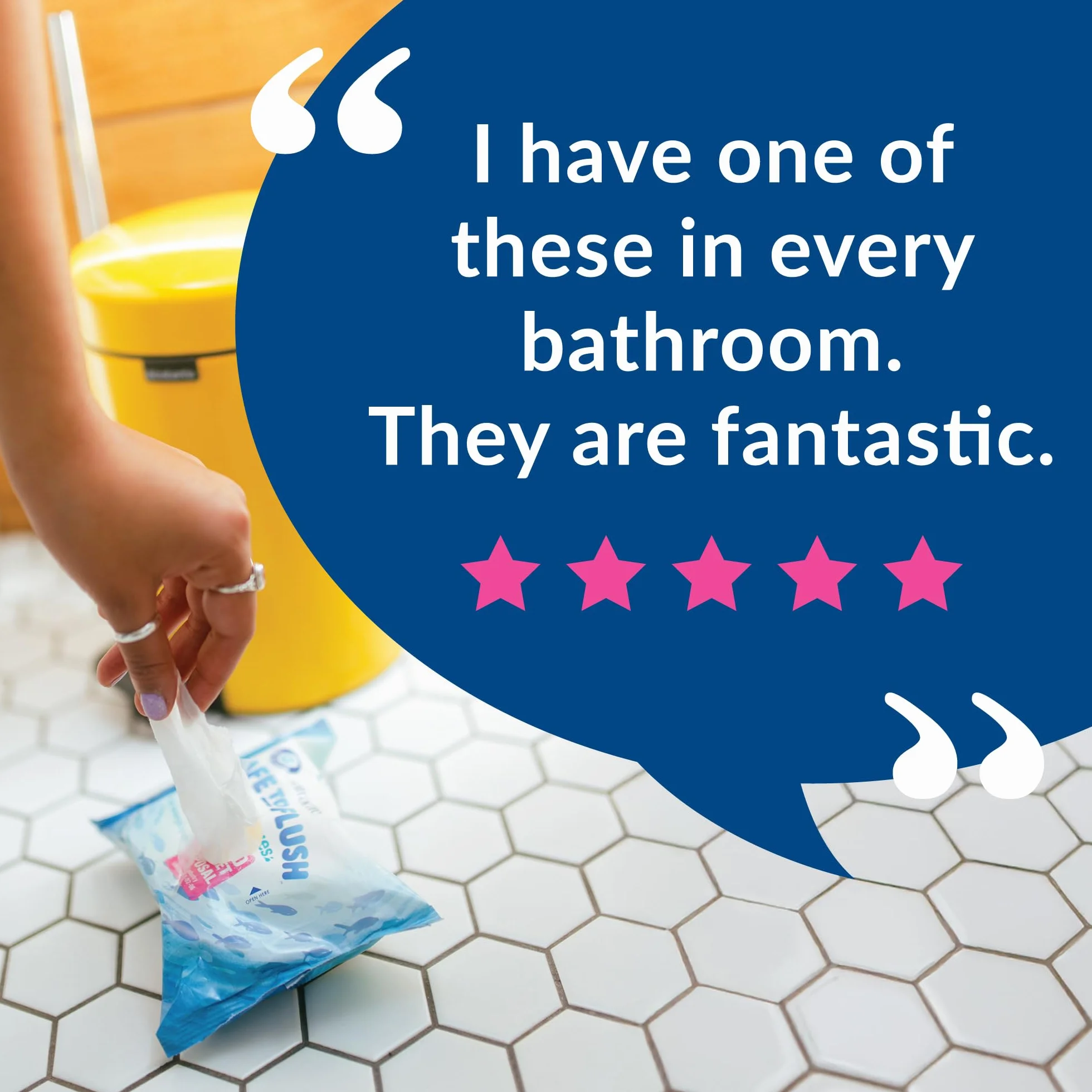Natracare Tocador de papel higiénico Safe to Flush 30 wipes