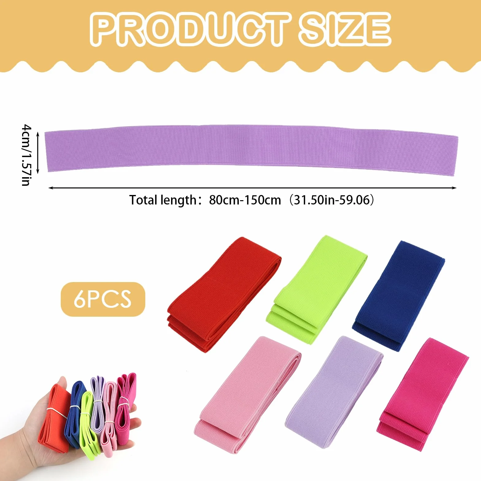 Paquete de 6 bandas de toalla para crucero, playa, tumbona, piscina, sillas de piscina, clips de toalla elásticos extra duraderos, sin broches, accesorios esenciales para cruceros y playa