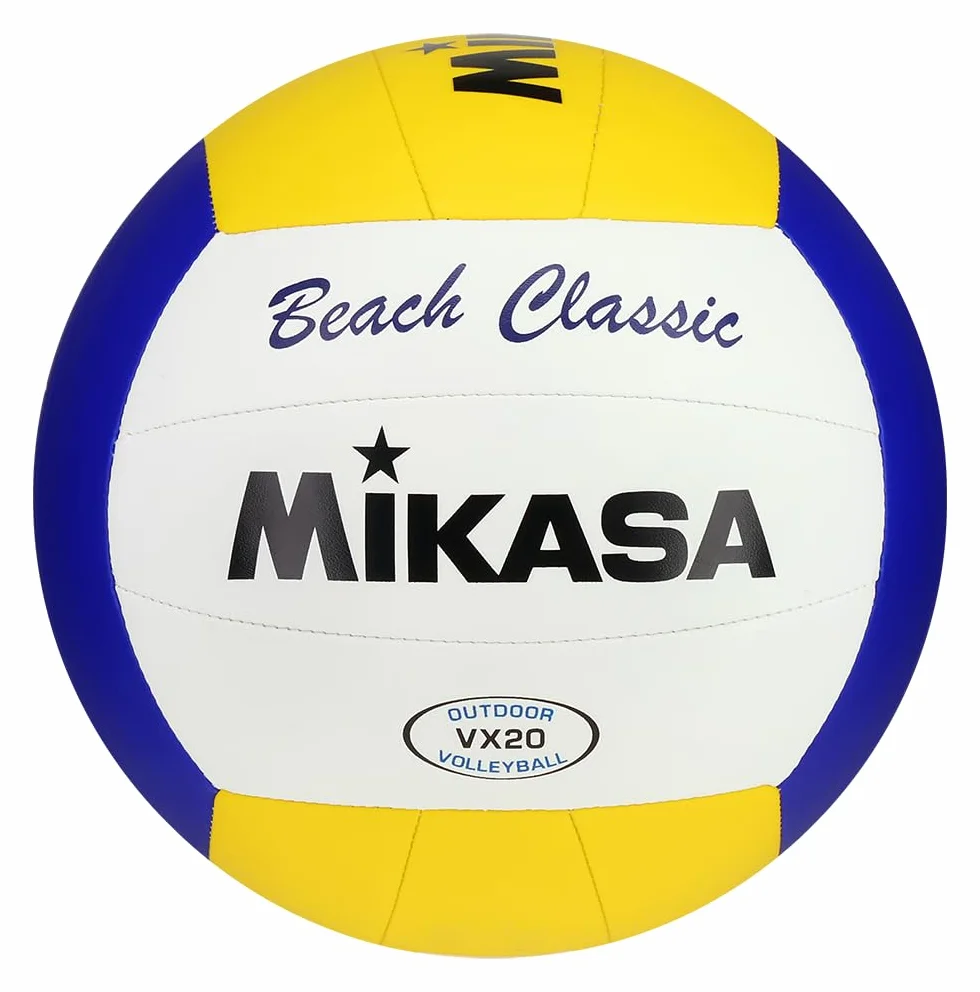 Mikasa VX20 Beach Classic Volleyball White