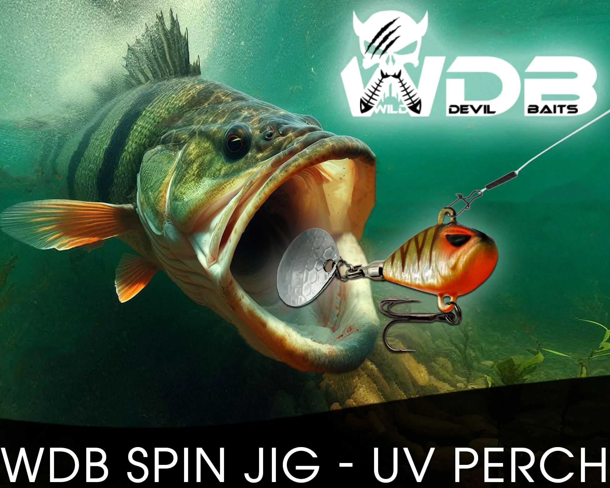 Wild Devil Baits Multi Tail Spin Jig - Señuelo de pesca