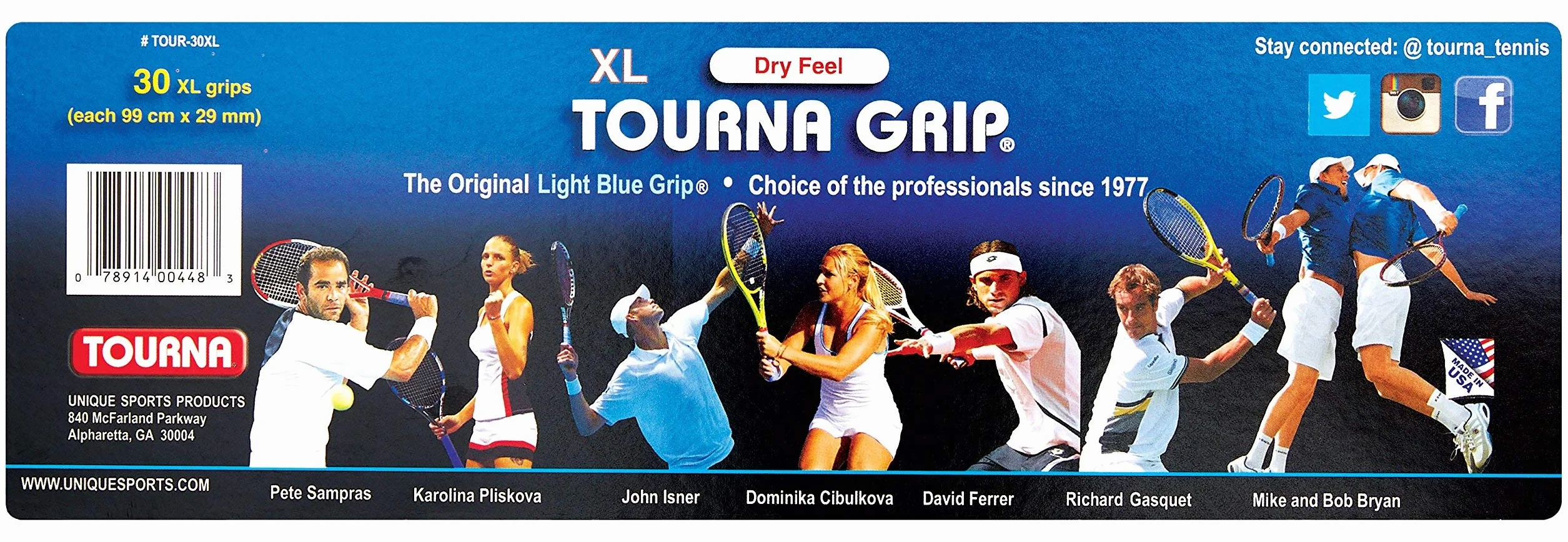 Tourna Grip XL Original Dry Feel Tennis Grip