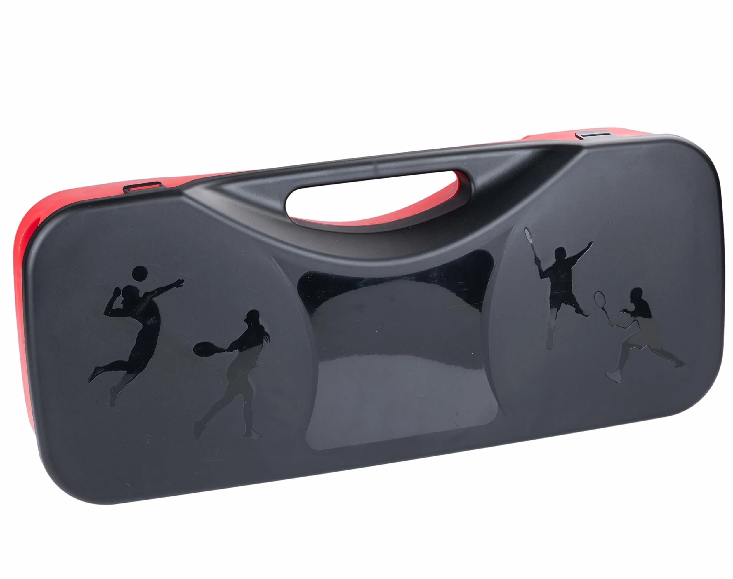 Donnay Juego de bádminton – Juego de voleibol para 2 personas – con volantes, raqueta de bádminton y red – Juego completo con bolsa de viaje – Red de voleibol 155 x 300 cm – para jardín y camping –