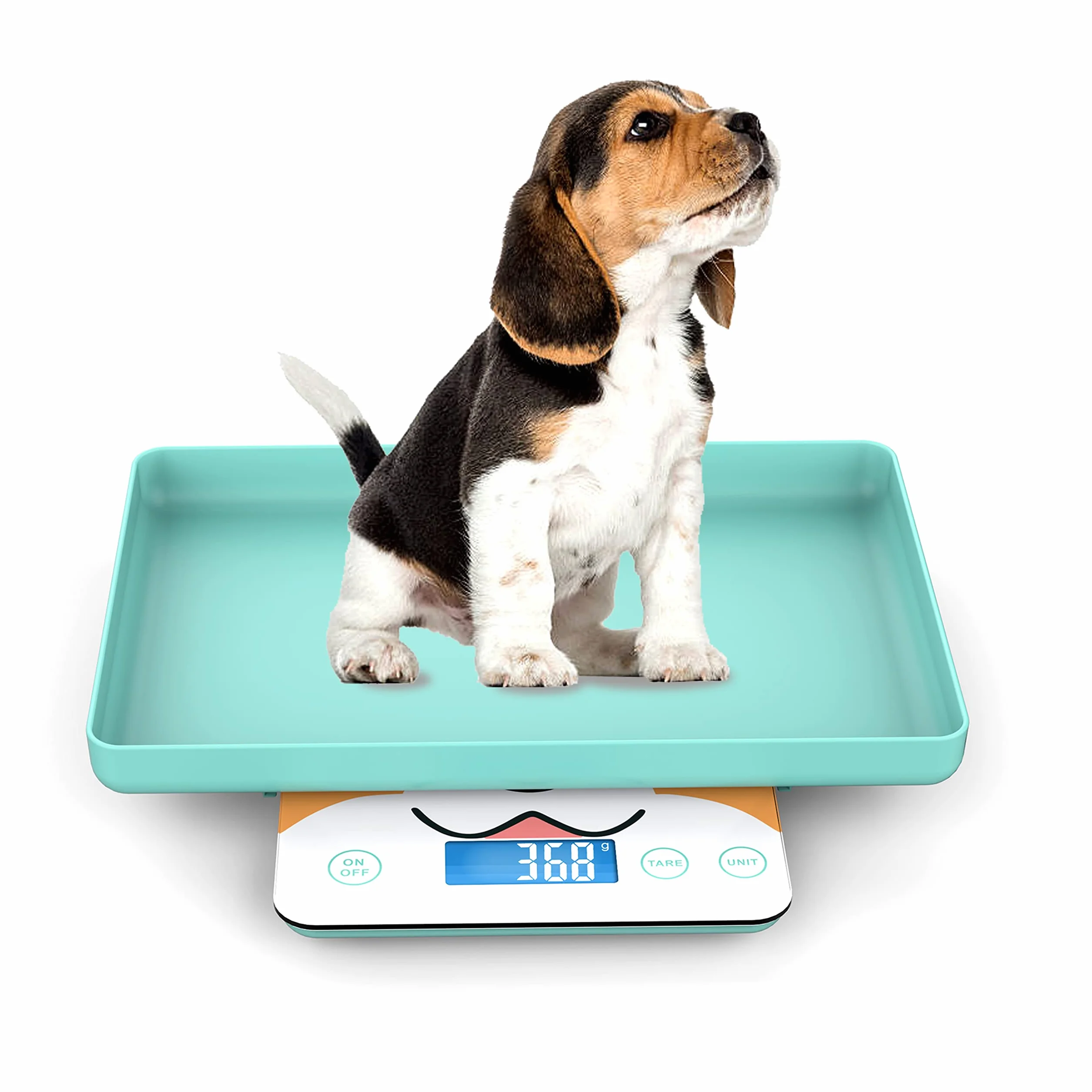 Báscula para cachorros 15 kg precisión ±1 g bandeja extraíble
