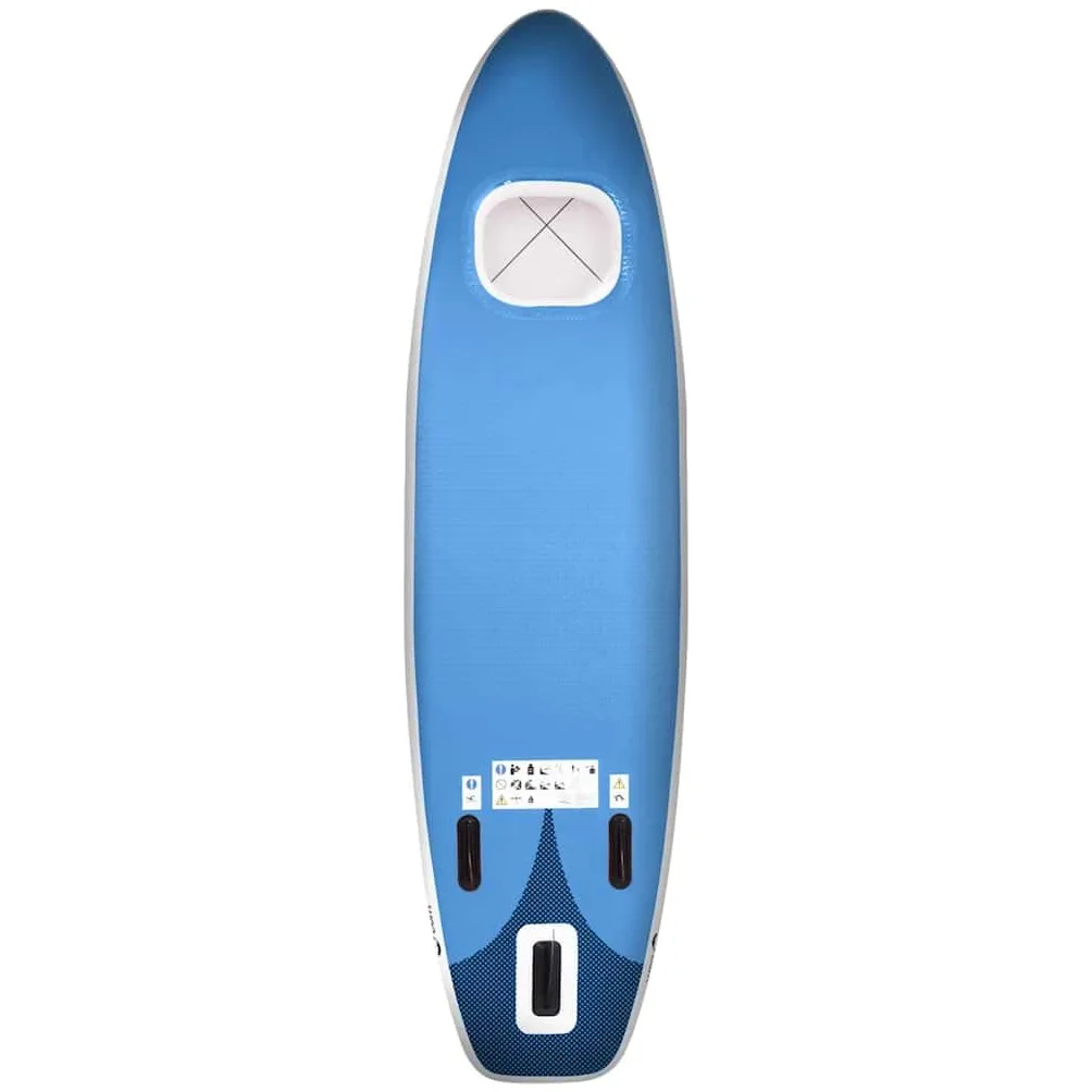 Genérico Set de Tabla de Paddle Surf Hinchable Azul Marino 330x76x10 cm,Deportes,Actividades al Aire Libre,Deportes acuáticos y navegación Deportiva,Surf,Paddleboards,93385
