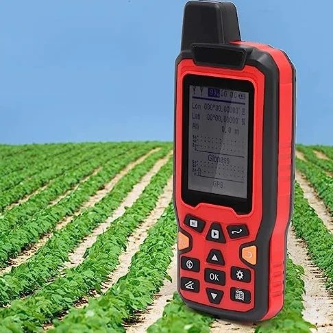 Dispositivo GPS de mano para topografía y navegación precisa, diseño antideslizante, ideal para bosques, tierras agrícolas, montañas, minas y zonas de lago