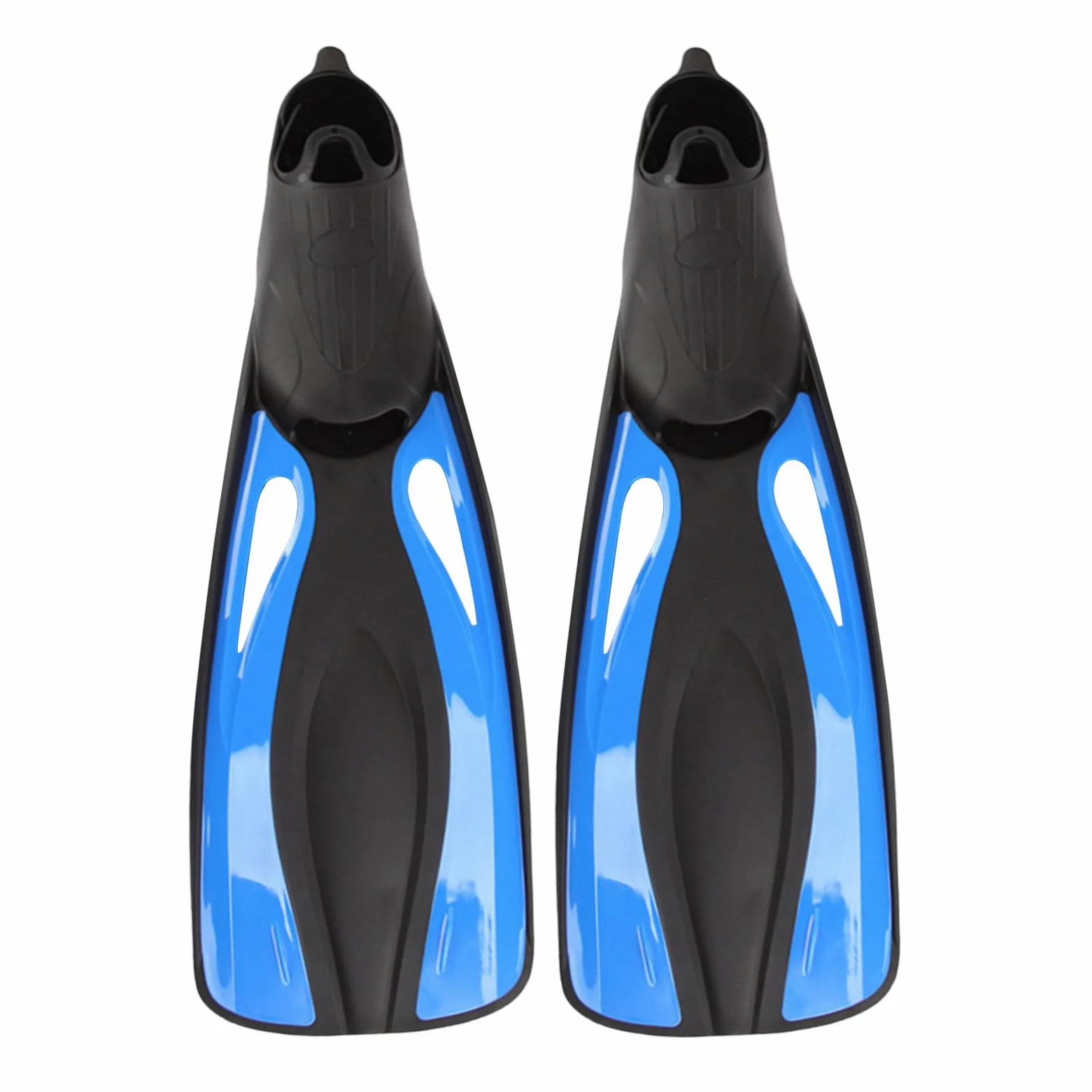 Aletas de natación para adultos, aletas de bolsillo para esnórquel de pie completo | 1 par de aletas ajustables para equipo de entrenamiento de buceo al aire libre para mujeres, hombres