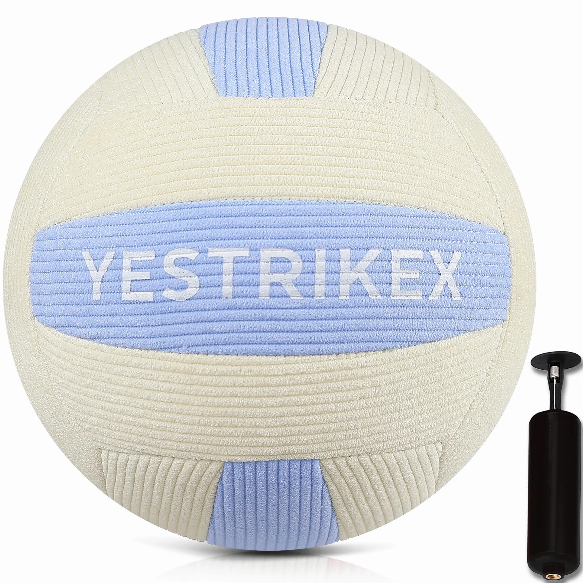 Funda de pana suave al tacto oficial para voleibol que absorbe la humedad, ligera, diseñada para jugar sin dolor en interiores y exteriores, con una sensación realista y rebote para práctica