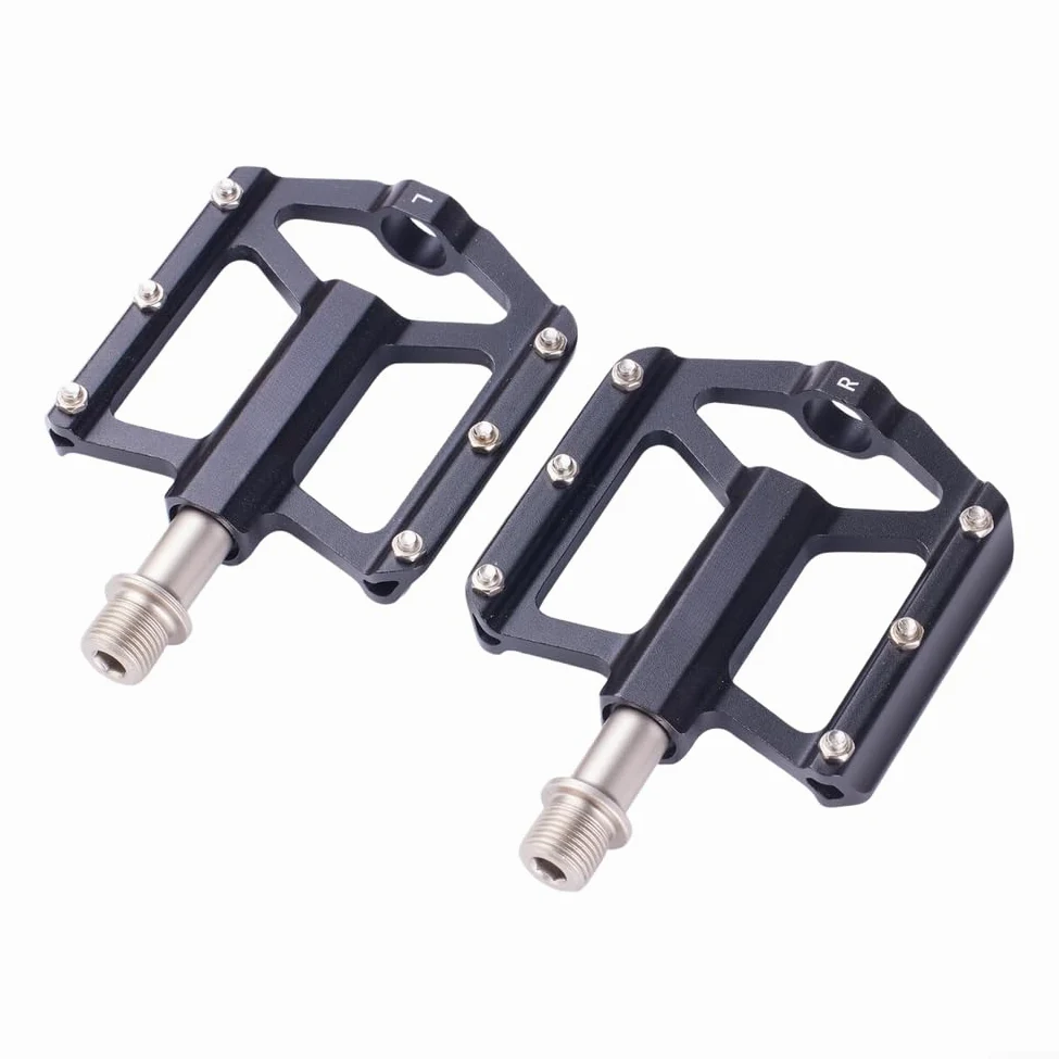 Pedales plegables de aleación de aluminio con 3 rodamientos, plataforma antideslizante, para bicicleta de carretera de montaña, piezas de ciclismo ligeras