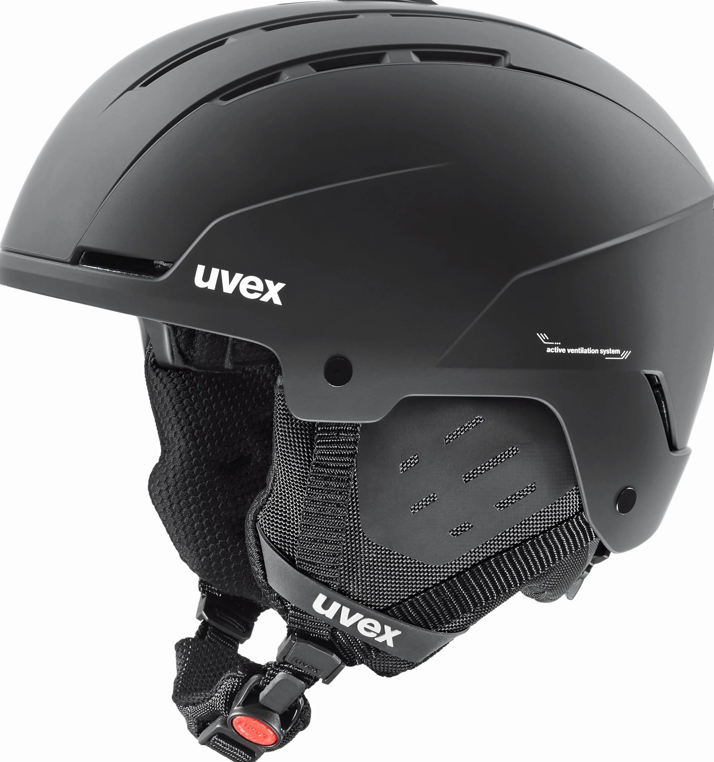 uvex stance Casco de esquí, Adultos unisex, black matt, 58-62 cm